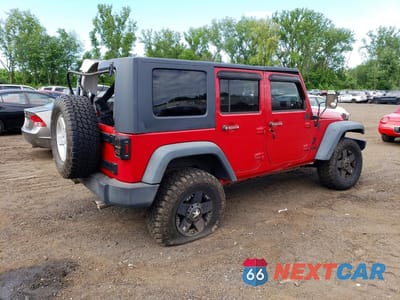 Trzecie zdjęcie samochodu z tyłu: 2009 JEEP WRANGLER UNLIMITED X VIN:1J4GA39139L729012 - miniatura