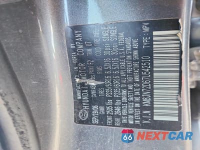 Zdjęcie 12 z 12 samochodu: 2007 HYUNDAI TUCSON SE VIN:KM8JN72D67U542510 - miniatura