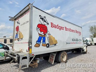 Trzecie zdjęcie samochodu z tyłu: 2021 INTERNATIONAL MV607 BOX TRUCK VIN:3HAEUMML2ML162917 - miniatura