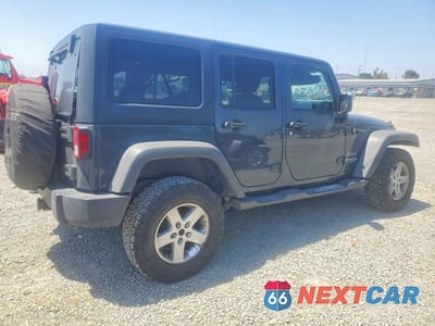 Trzecie zdjęcie samochodu z tyłu: 2017 JEEP WRANGLER UNLIMITED SPORT VIN:1C4BJWDG2HL611965 - miniatura