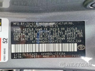 Zdjęcie 12 z 12 samochodu: 2025 TOYOTA CAMRY SE VIN:4T1DAACK4SU647512 - miniatura