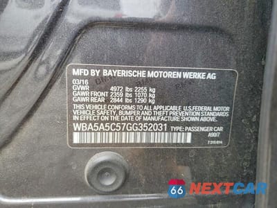 Zdjęcie 12 z 12 samochodu: 2016 BMW 528 I VIN:WBA5A5C57GG352031 - miniatura