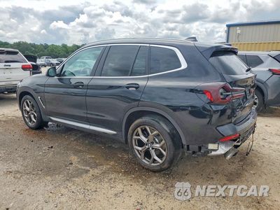 Drugie zdjęcie samochodu z przodu: 2022 BMW X3 SDRIVE30I VIN:WBX47DP04NN147462 - miniatura