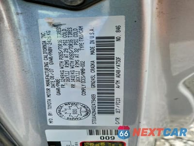 Zdjęcie 12 z 12 samochodu: 2008 TOYOTA TACOMA ACCESS CAB VIN:5TEUU42N48Z479489 - miniatura