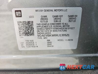 Zdjęcie 13 z 13 samochodu: 2024 BUICK ENCLAVE PREMIUM VIN:5GAEVBKW0RJ130521 - miniatura