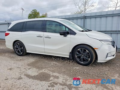 Czwarte zdjęcie samochodu z boku: 2022 HONDA ODYSSEY TOURING VIN:5FNRL6H87NB504713 - miniatura