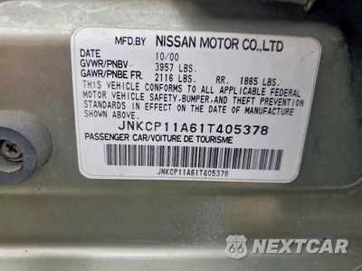 Zdjęcie 23 z 24 samochodu: 2001 INFINITI G20 BASE VIN:JNKCP11A61T405378 - miniatura