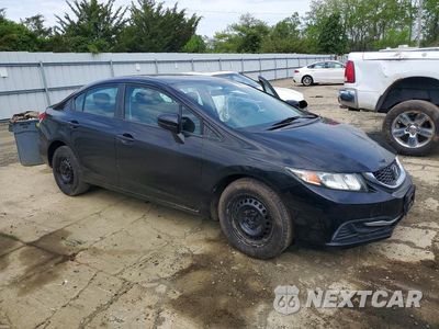 Czwarte zdjęcie samochodu z boku: 2014 HONDA CIVIC LX VIN:19XFB2E59EE071054 - miniatura