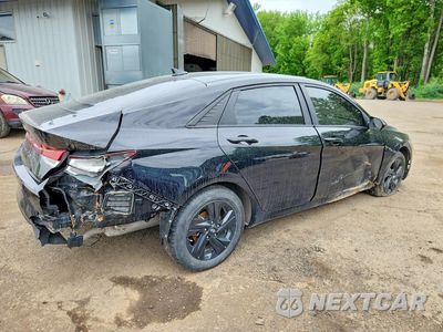 Trzecie zdjęcie samochodu z tyłu: 2022 HYUNDAI ELANTRA SEL VIN:KMHLS4AG6NU317903 - miniatura