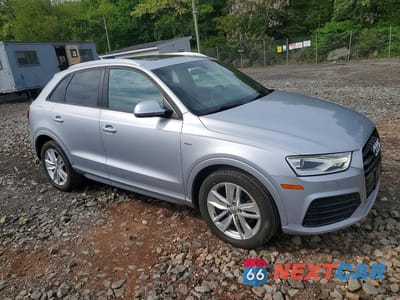 Czwarte zdjęcie samochodu z boku: 2018 AUDI Q3 PREMIUM VIN:WA1ECCFS3JR002050 - miniatura
