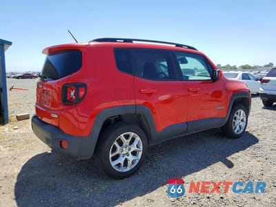 Trzecie zdjęcie samochodu z tyłu: 2016 JEEP RENEGADE LATITUDE VIN:ZACCJBBT7GPD07487 - miniatura