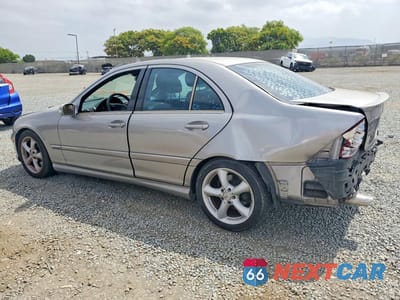 Drugie zdjęcie samochodu z przodu: 2006 MERCEDES-BENZ C 230 VIN:WDBRF52HX6F742805 - miniatura