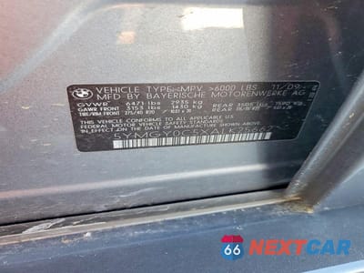 Zdjęcie 12 z 12 samochodu: 2010 BMW X5 M VIN:5YMGY0C5XALK25662 - miniatura