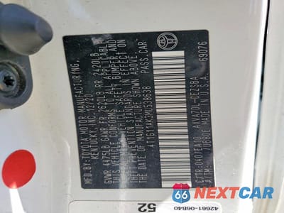 Zdjęcie 12 z 12 samochodu: 2021 TOYOTA CAMRY SE VIN:4T1G11AK3MU538638 - miniatura