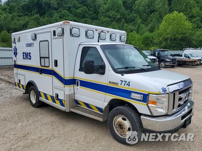 Czwarte zdjęcie samochodu z boku: 2018 FORD ECONOLINE E350 SUPER DUTY CUTAWAY VAN VIN:1FDWE3FS6JDC19461 - miniatura