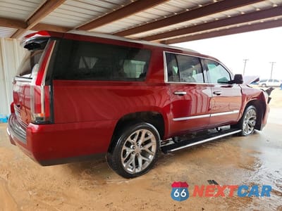 Trzecie zdjęcie samochodu z tyłu: 2019 CADILLAC ESCALADE ESV PLATINUM VIN:1GYS4KKJ2KR153440 - miniatura