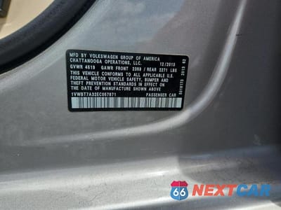 Zdjęcie 12 z 12 samochodu: 2014 VOLKSWAGEN PASSAT SE VIN:1VWBT7A32EC057871 - miniatura