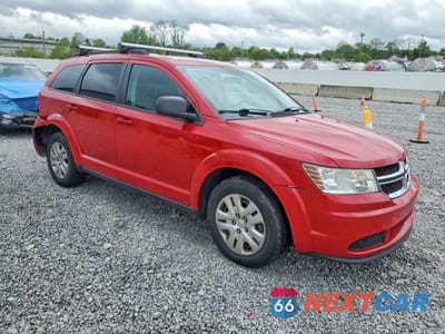Czwarte zdjęcie samochodu z boku: 2017 DODGE JOURNEY SE VIN:3C4PDCAB3HT601860 - miniatura