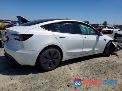 Trzecie zdjęcie samochodu z tyłu: 2026 TESLA MODEL 3 VIN:5YJ3E1EA2TF155161 - miniatura