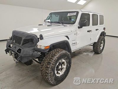 2018 JEEP WRANGLER UNLIMITED SAHARA 1C4HJXEG3JW193631 - główne zdjęcie licytacji z USA - miniatura
