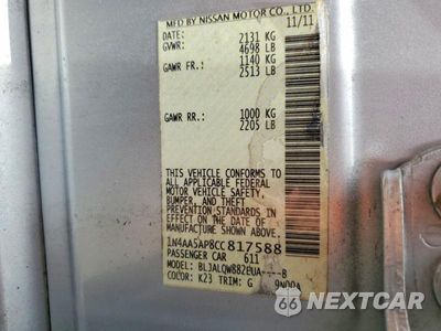 Zdjęcie 13 z 13 samochodu: 2012 NISSAN MAXIMA 3.5 S VIN:1N4AA5AP8CC817588 - miniatura