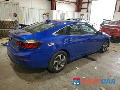 Trzecie zdjęcie samochodu z tyłu: 2019 HONDA INSIGHT EX VIN:19XZE4F59KE025363 - miniatura