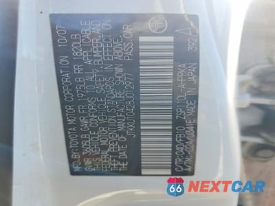 Zdjęcie 12 z 12 samochodu: 2008 SCION XD BASE VIN:JTKKU10428J012977 - miniatura