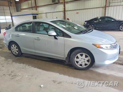 Czwarte zdjęcie samochodu z boku: 2012 HONDA CIVIC LX VIN:2HGFB2F54CH577974 - miniatura