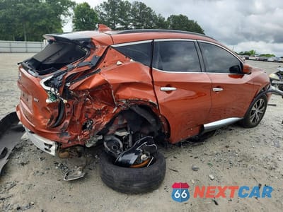 Trzecie zdjęcie samochodu z tyłu: 2019 NISSAN MURANO SV VIN:5N1AZ2MJ1KN103194 - miniatura