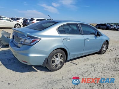 Trzecie zdjęcie samochodu z tyłu: 2014 HONDA CIVIC HYBRID VIN:19XFB4F26EE000085 - miniatura