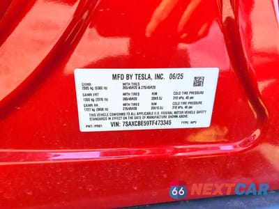 Zdjęcie 14 z 14 samochodu: 2026 TESLA MODEL X VIN:7SAXCBE59TF473345 - miniatura