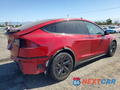 Trzecie zdjęcie samochodu z tyłu: 2026 TESLA MODEL X VIN:7SAXCBE59TF473345 - miniatura