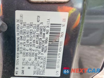 Zdjęcie 12 z 12 samochodu: 2009 TOYOTA TACOMA VIN:5TENX22NX9Z628361 - miniatura