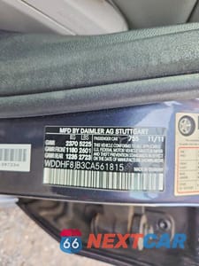 Zdjęcie 12 z 12 samochodu: 2012 MERCEDES-BENZ E 350 4MATIC VIN:WDDHF8JB3CA561815 - miniatura