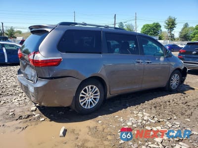 Trzecie zdjęcie samochodu z tyłu: 2015 TOYOTA SIENNA XLE 8-PASSENGER VIN:5TDYK3DC3FS671333 - miniatura