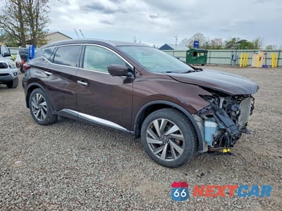 Czwarte zdjęcie samochodu z boku: 2019 NISSAN MURANO SL VIN:5N1AZ2MS3KN137548 - miniatura