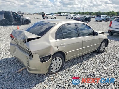 Trzecie zdjęcie samochodu z tyłu: 2004 HONDA CIVIC LX VIN:2HGES16504H636591 - miniatura