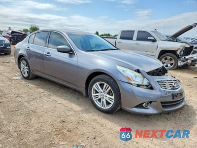 Czwarte zdjęcie samochodu z boku: 2012 INFINITI G25 SEDAN X VIN:JN1DV6AR9CM861745 - miniatura