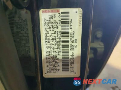 Zdjęcie 12 z 12 samochodu: 2003 TOYOTA COROLLA CE VIN:JTDBR32EX30020480 - miniatura