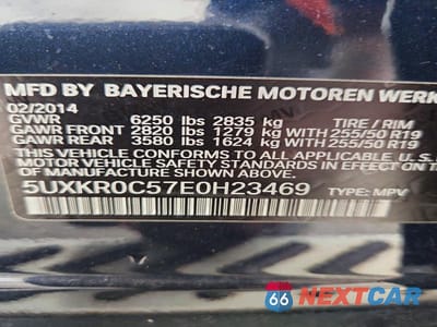 Zdjęcie 13 z 13 samochodu: 2014 BMW X5 XDRIVE35I VIN:5UXKR0C57E0H23469 - miniatura