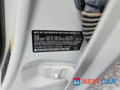Zdjęcie 12 z 12 samochodu: 2012 BMW X3 XDRIVE28I VIN:5UXWX5C55CL725346 - miniatura