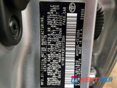 Zdjęcie 12 z 12 samochodu: 2015 TOYOTA CAMRY HYBRID XLE VIN:4T1BD1FK3FU172094 - miniatura