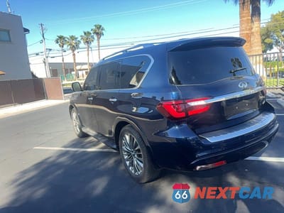 Trzecie zdjęcie samochodu z tyłu: 2019 INFINITI QX80 LUXE VIN:JN8AZ2NF8K9685855 - miniatura