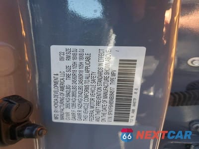 Zdjęcie 12 z 12 samochodu: 2022 HONDA PILOT TRAILSPORT VIN:5FNYF6H85NB084517 - miniatura
