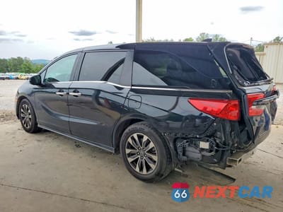 Drugie zdjęcie samochodu z przodu: 2022 HONDA ODYSSEY EXL VIN:5FNRL6H79NB025734 - miniatura