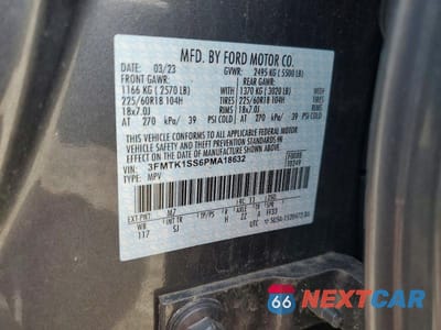 Zdjęcie 13 z 13 samochodu: 2023 FORD MUSTANG MACH-E SELECT VIN:3FMTK1SS6PMA18632 - miniatura