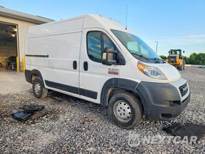 Czwarte zdjęcie samochodu z boku: 2019 RAM PROMASTER 2500 2500 HIGH VIN:3C6TRVCG4KE539909 - miniatura