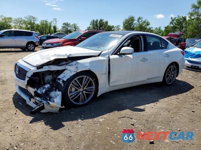 2014 INFINITI Q50 HYBRID SPORT JN1AV7AR2EM703551 - główne zdjęcie licytacji z USA - miniatura