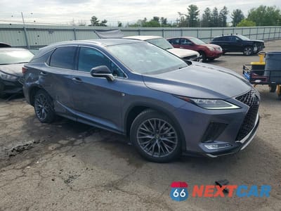 Czwarte zdjęcie samochodu z boku: 2022 LEXUS RX 350 F SPORT VIN:2T2YZMDA2NC309187 - miniatura