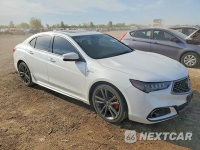 Czwarte zdjęcie samochodu z boku: 2020 ACURA TLX TECHNOLOGY VIN:19UUB2F65LA003933 - miniatura